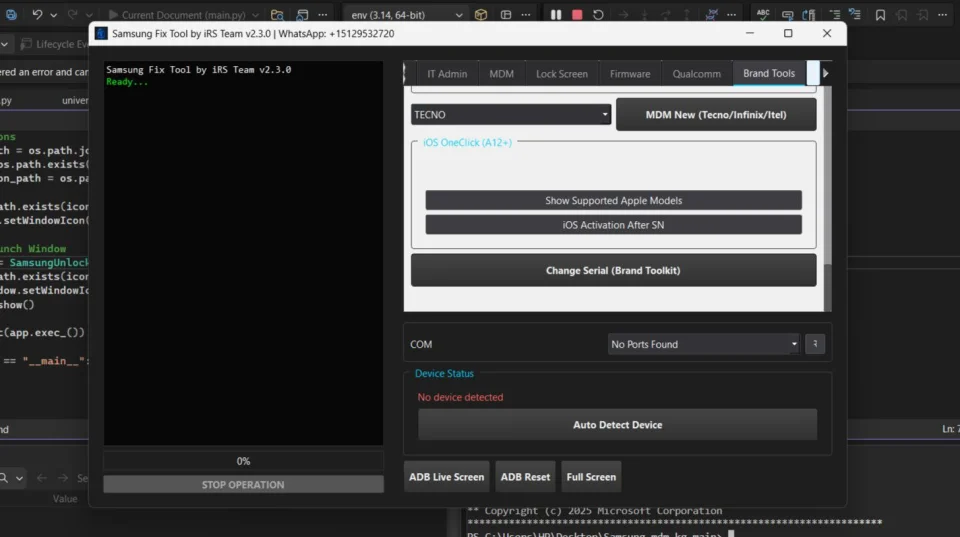 Android 11–16 Service Tool Full Source Code (C# & Qt)