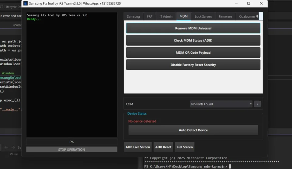 Android 11–16 Service Tool Full Source Code (C# & Qt)