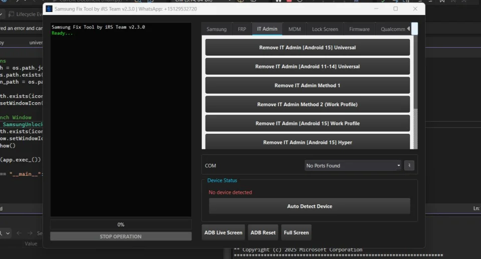 Android 11–16 Service Tool Full Source Code (C# & Qt)